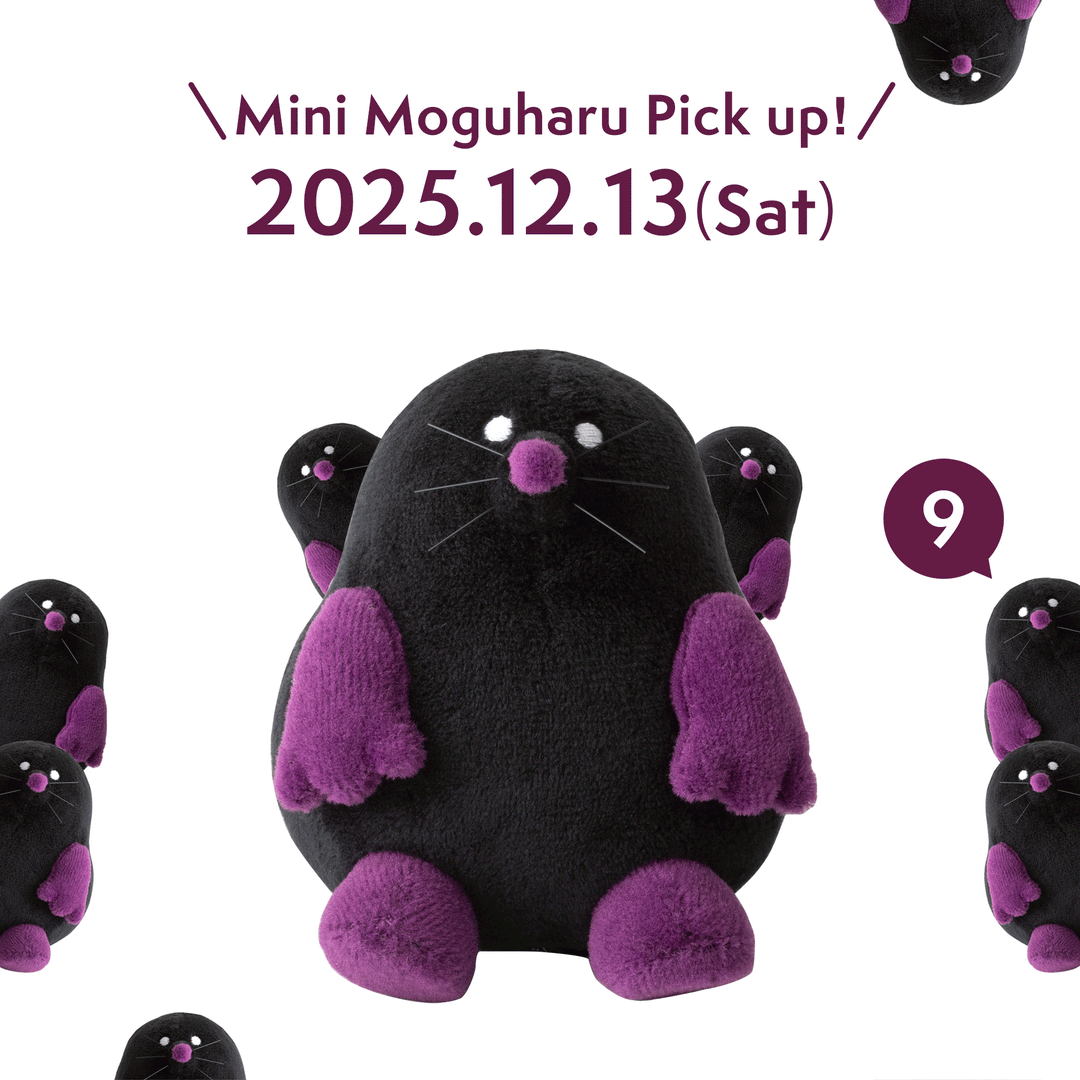 「ミニモグハル ピックアップ！ 第9弾」12月13日（土）開催についてのお知らせ